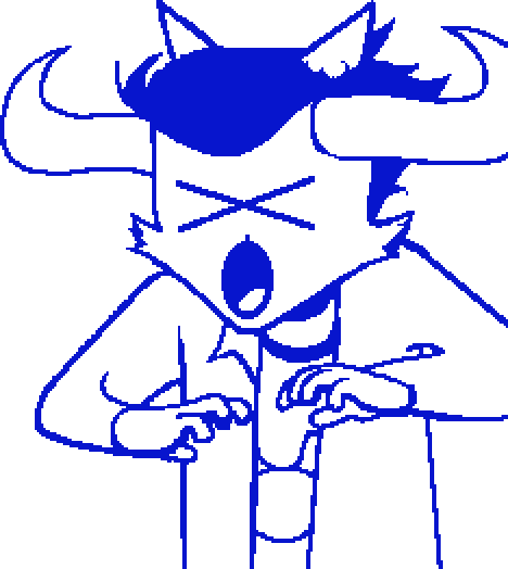 Tavros-sprite sneezes.