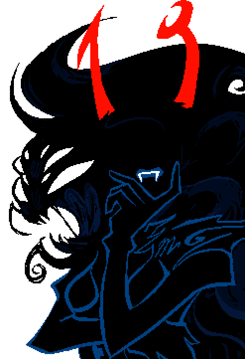 Mindfang thinking, annoyed. Tapping her chin. The spider continues to quiver.