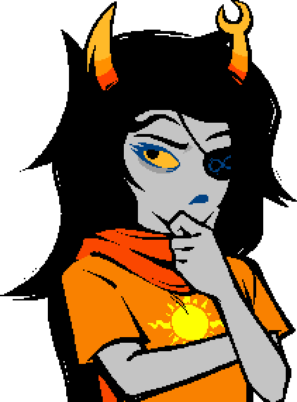 Vriska thinking